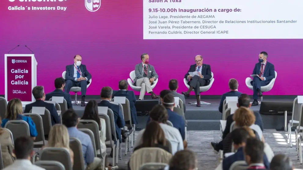 Acto de apertura del Galicia's Investors Day "O Encontro", organizado por Cesuga en A Toxa.