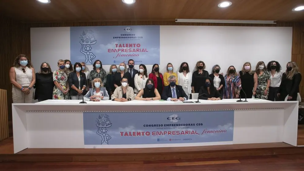 Asistentes a la la jornada Talento Empresarial Femenino que la Xunta y la Confederaci&oacute;n de Empresarios de Galicia organizaron en Santiago.