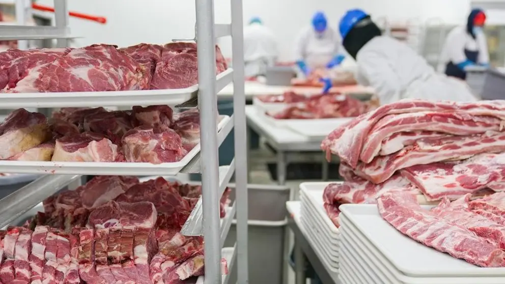 Un centro de procesado de carne./Mark Stebnicki en Pexels.