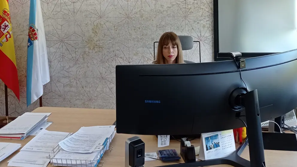 Zeltia Lado, directora xeral de Formaci&oacute;n e Colocaci&oacute;n da Xunta, durante o webinar de Aut&oacute;nomos Dixitais.
