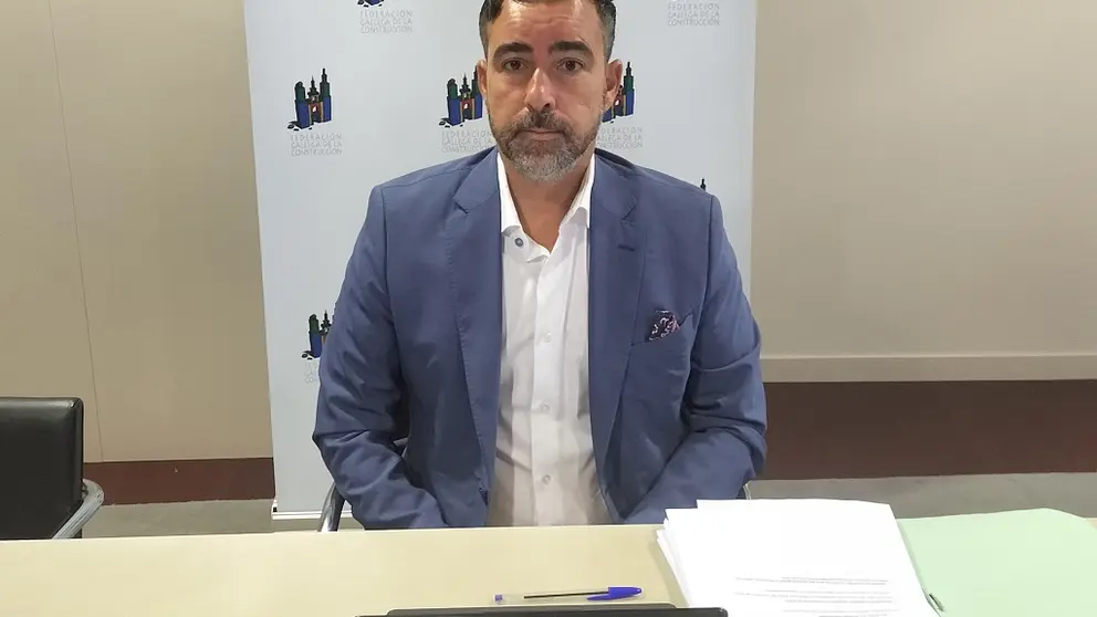 Diego V&aacute;zquez Reino, presidente de la Federaci&oacute;n Gallega de Construcci&oacute;n.