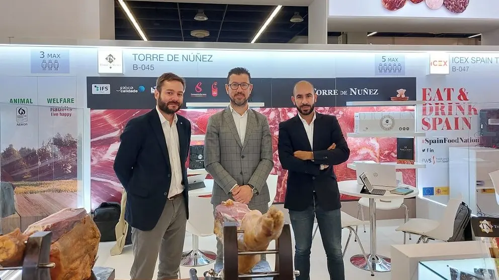 Delegaci&oacute;n y stand de Torre de N&uacute;&ntilde;ez en la feria Anaga, celebrada en la ciudad alemana de Colonia.