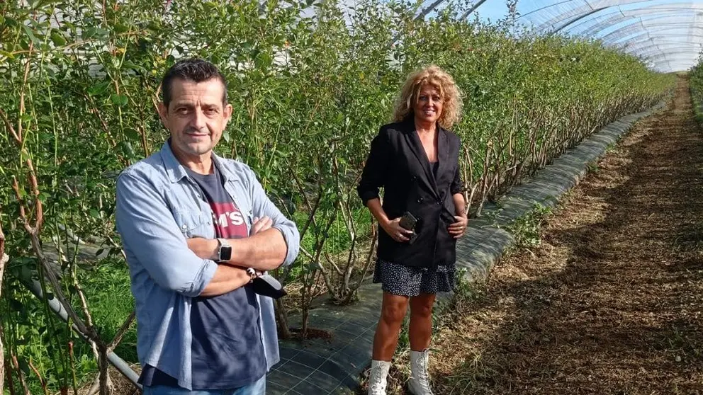 El representante de Horticina, Miguel Mato, junto a la gerente de SEA, Beatriz Sestayo.