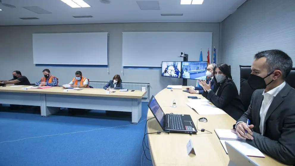 Tercera reuni&oacute;n de la mesa industrial de Vestas./C.PAZ.