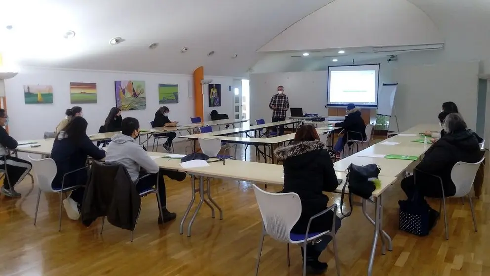 Unha das actividades formativas do programa integrado de emprego.