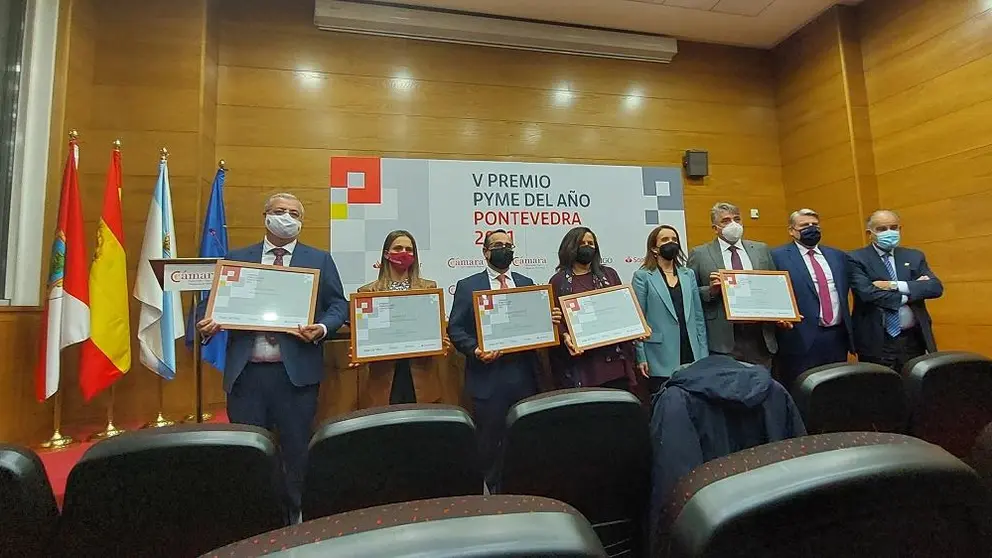 Entrega de los Premios Pyme del A&ntilde;o Pontevedra 2021.