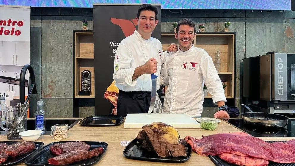 Un showcooking celebrado durante Xantar 2021.