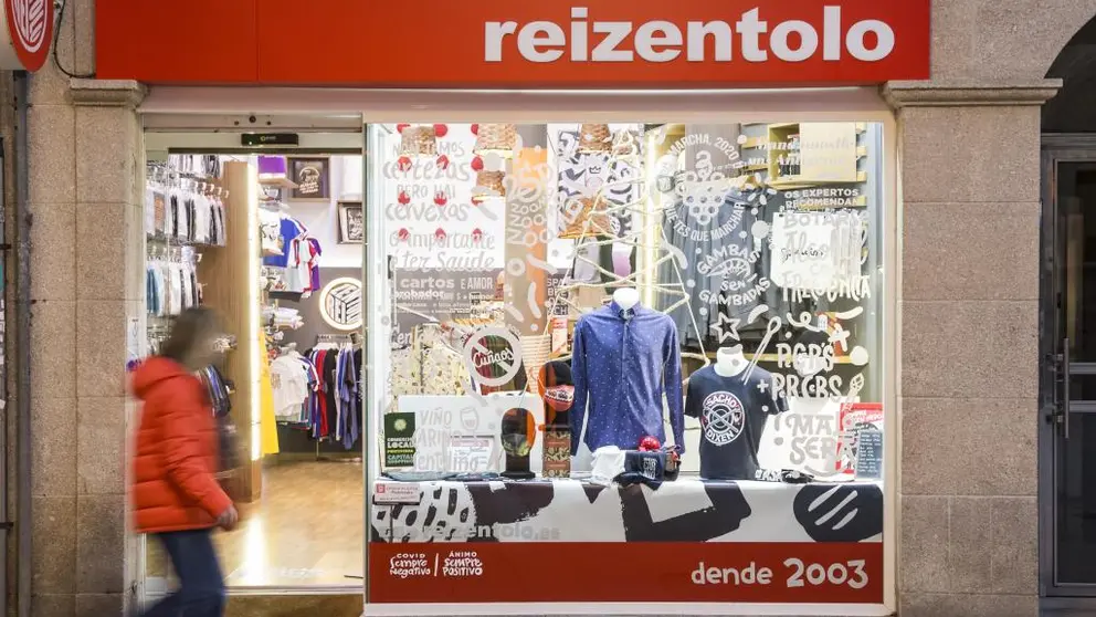 Una tienda de Reizentolo.
