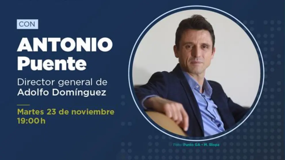 El encuentro con Antonio Puente ser&aacute; el martes 23 a las 19 horas, en formato online.