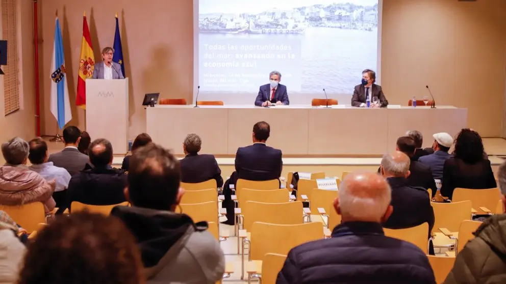 Intervenci&oacute;n de la conselleira Rosa Quintana en la clausura de la jornada "Todas las oportunidades del mar: avanzando en la econom&iacute;a azul".