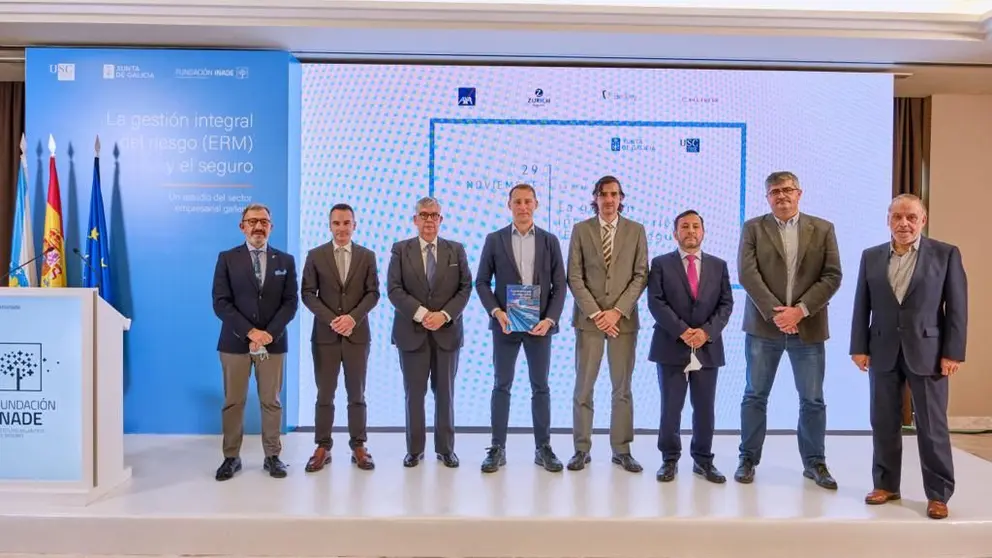 Invitados de la jornada de Fundaci&oacute;n Inade sobre &ldquo;La Gesti&oacute;n Integral del Riesgo (ERM) y el Seguro&rdquo;.