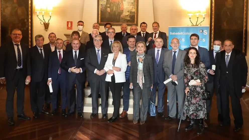 Reconocimiento de la CEG a sus organizaciones integradas en el Hostal de los Reyes Cat&oacute;licos de Santiago.