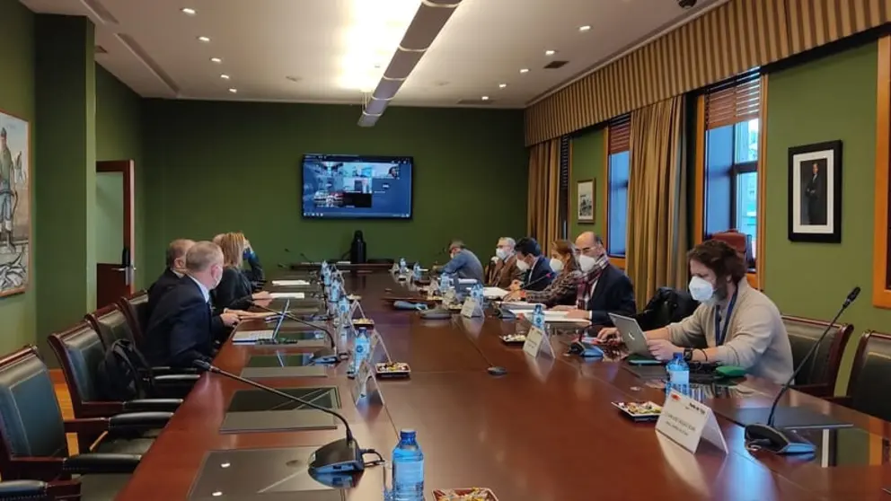 Reuni&oacute;n del consejo de administraci&oacute;n del Puerto de Vigo.