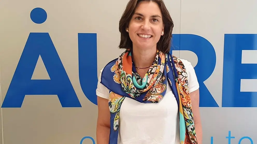 Beatriz Est&eacute;vez, bisneta da emprendedora que levou a electricidade a Ponte Caldelas.