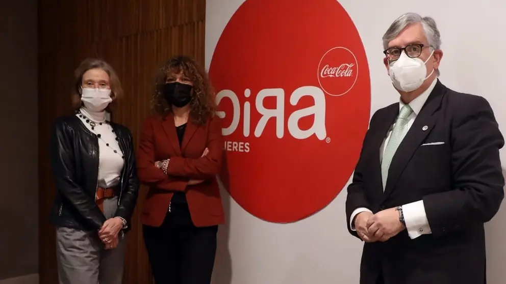 Mar&iacute;a Sande, Isabel Neira y Juan Manuel Vieites.