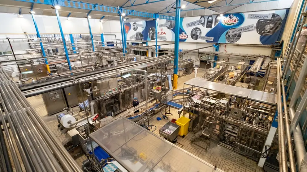 Factor&iacute;a de Clesa, perteneciente a la cooperativa CLUN.