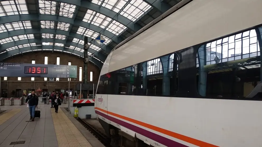 Estaci&oacute;n de ferrocarril de A Coru&ntilde;a.