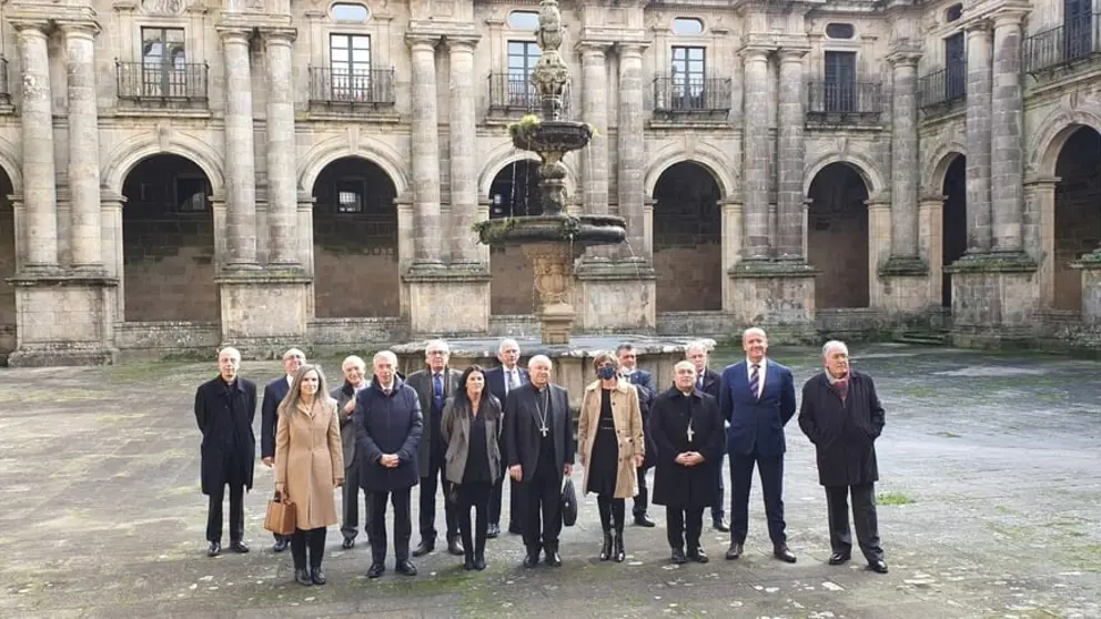 Presentaci&oacute;n del Encuentro de Empresarios Cat&oacute;licos en el Seminario Menor de Santiago.