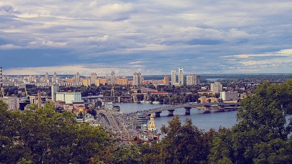 Vista de Kiev, la capital de Ucrania.