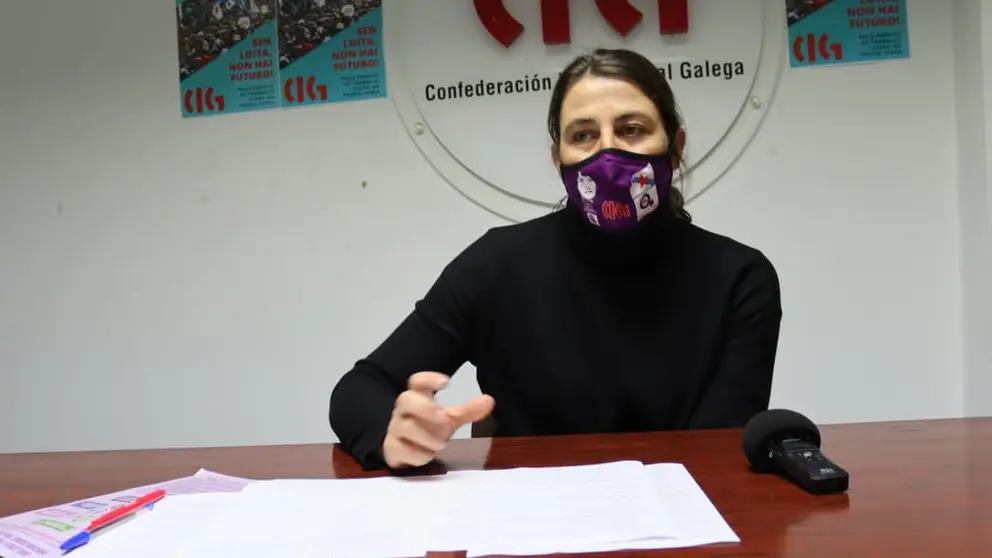 Ester Mari&ntilde;o, secretaria de Muller de CIG Vigo.