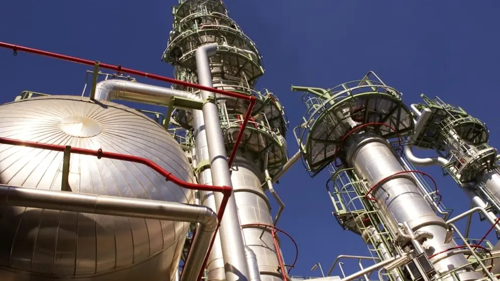 Refiner&iacute;a de Repsol en A Coru&ntilde;a.