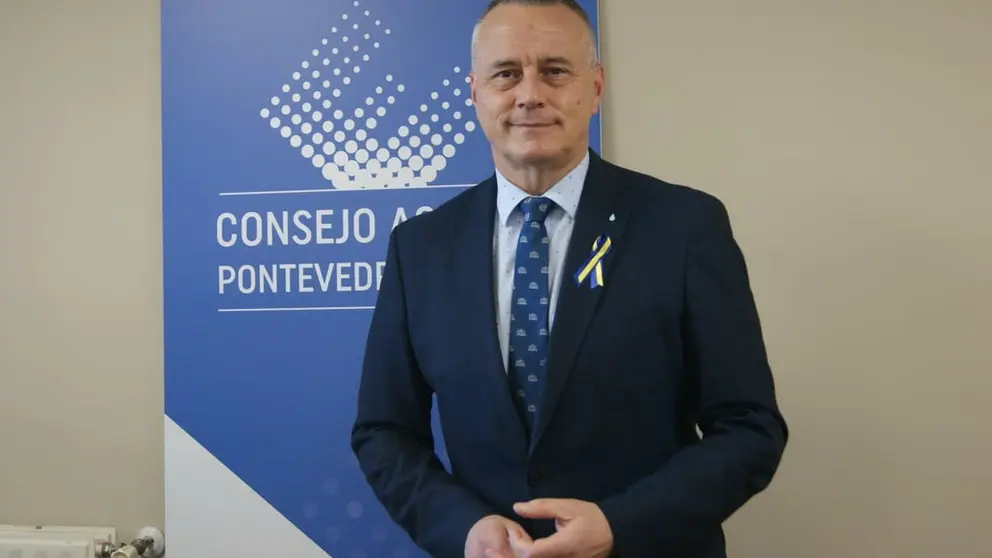 Jorge Cebreiros, presidente de la Confederaci&oacute;n de Empresarios de Pontevedra.