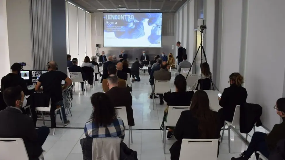 I Encuentro &Aacute;gora organizado por la C&aacute;tedra Telef&oacute;nica de la Universidad de Vigo.