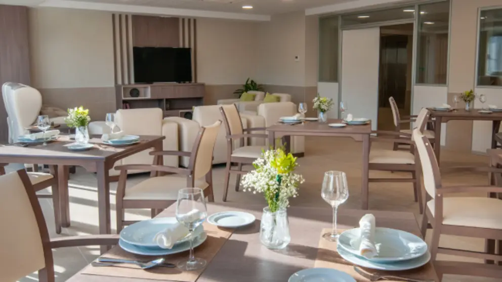 Unha residencia de maiores en Galicia.