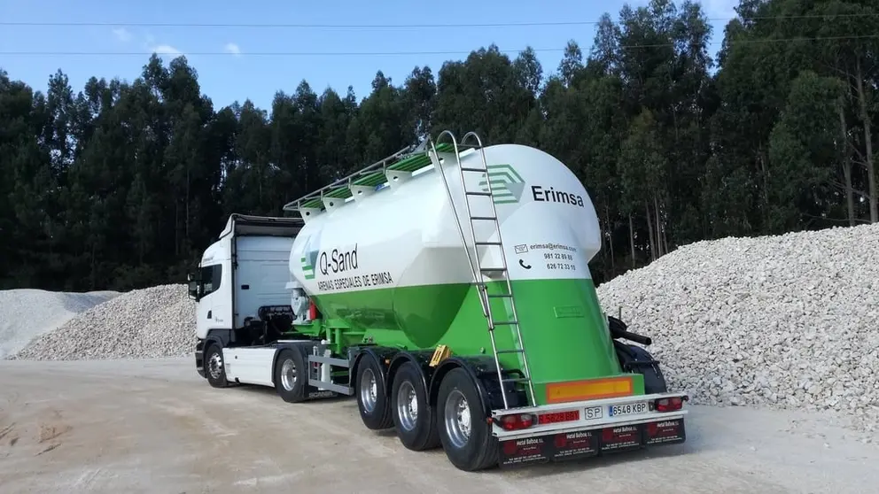 Erimsa ampl&iacute;a la planta en la que produce la l&iacute;nea de &aacute;ridos de s&iacute;lice Q-Sand, ubicada en A Estrada.