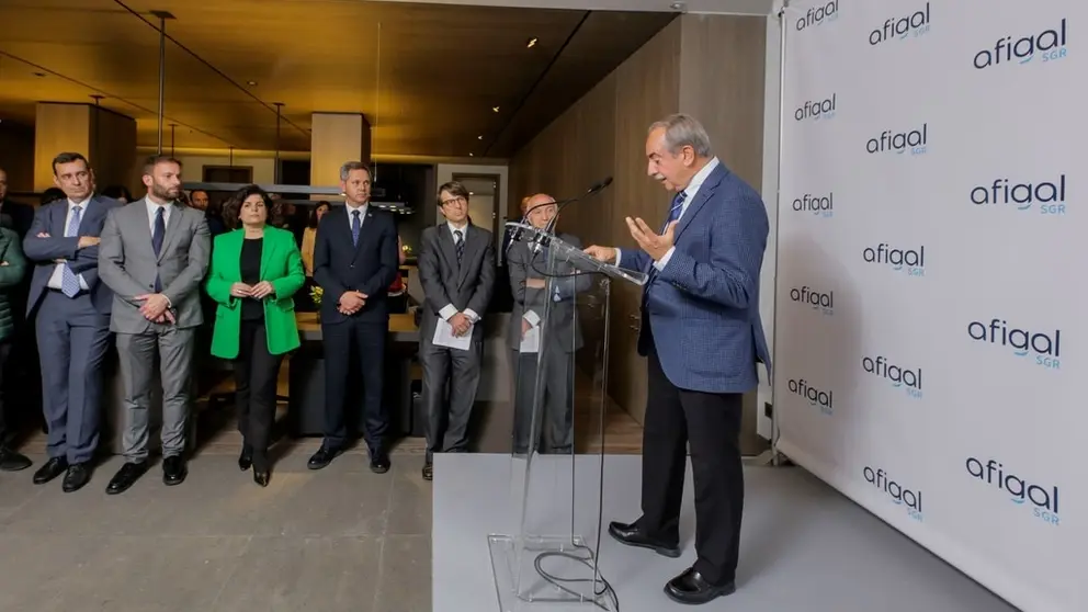 Intervenci&oacute;n de Antonio Couceiro, presidente de Afigal, en la inauguraci&oacute;n de la nueva sede.