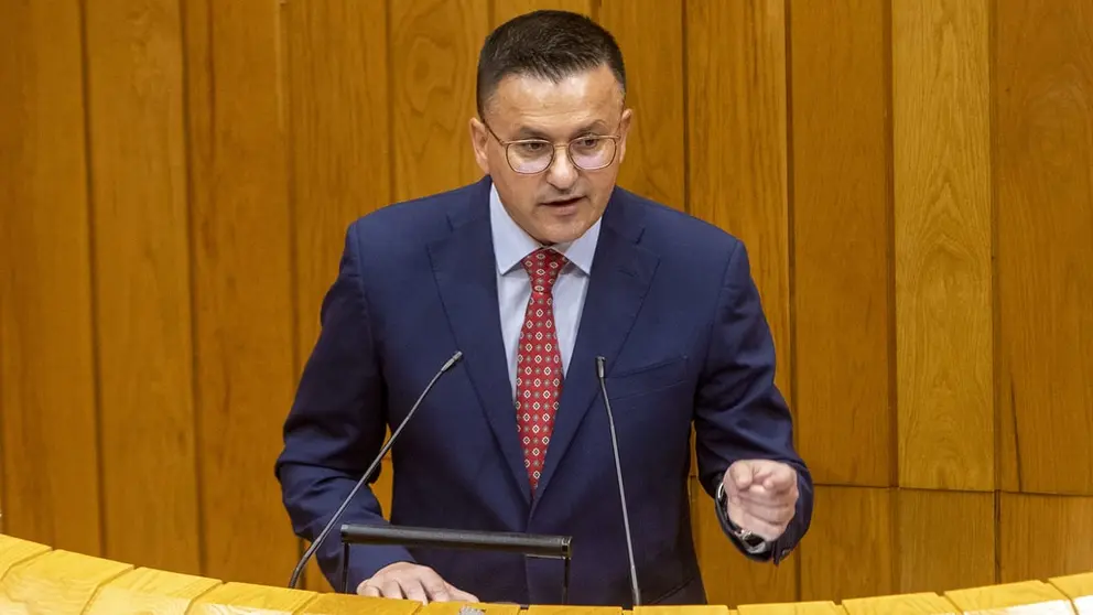El conselleiro de Medio Rural, Jos&eacute; Gonz&aacute;lez, protagonizar&aacute; la tribuna de la primera jornada de Galicia Market Place./CONCHI PAZ.