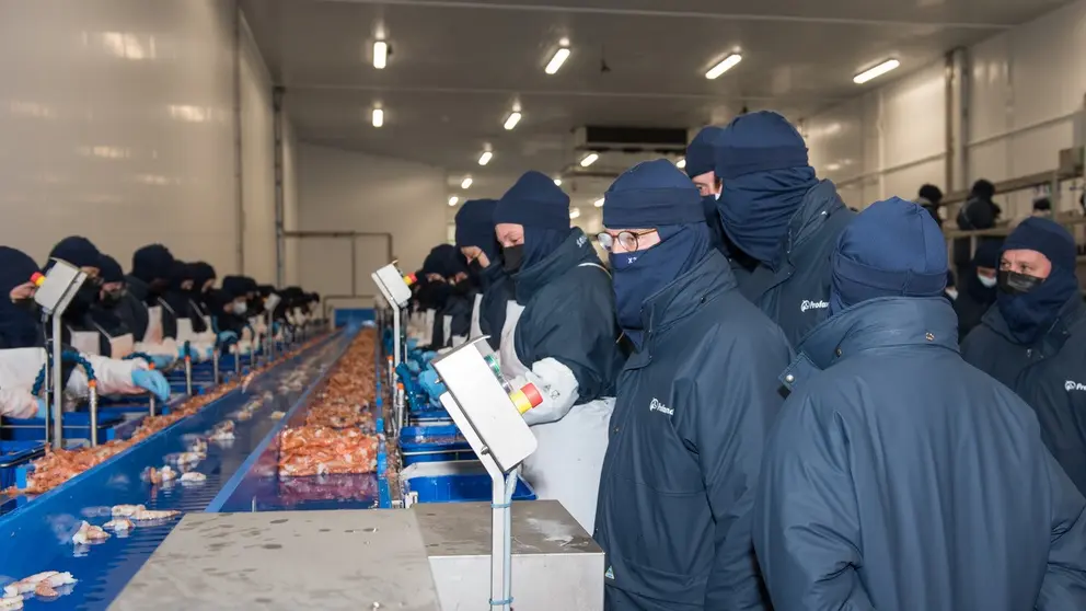 Visita a las nuevas instalaciones de Grupo Profand en Cambre.