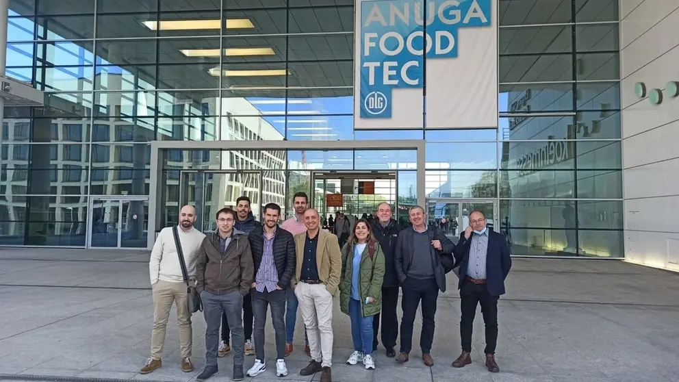Delegaci&oacute;n de empresas gallegas presentes en Anuga FoodTech, en Colonia (Alemania).