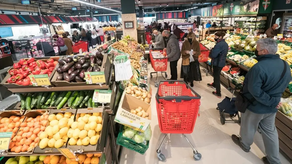 Un supermercado Eroski.