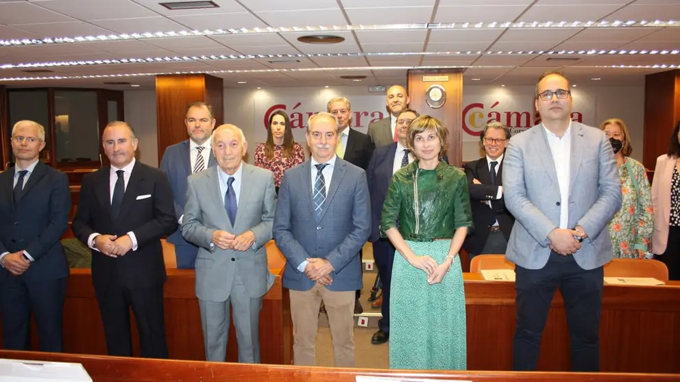 Asistentes a la jornada sobre el A&ntilde;o Santo organizada por C&aacute;mara de A Coru&ntilde;a y Sabadell Gallego.
