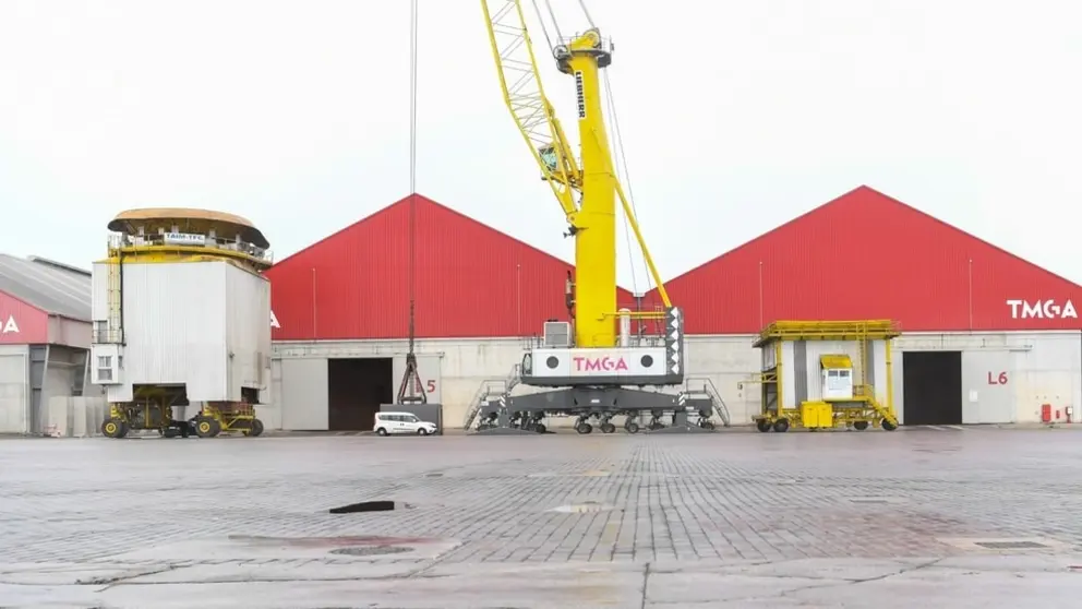 Una de las instalaciones que TMGA tiene en el Puerto de A Coru&ntilde;a.