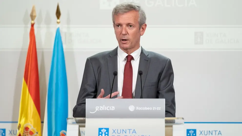 Alfonso Rueda, presidente de la Xunta de Galicia.