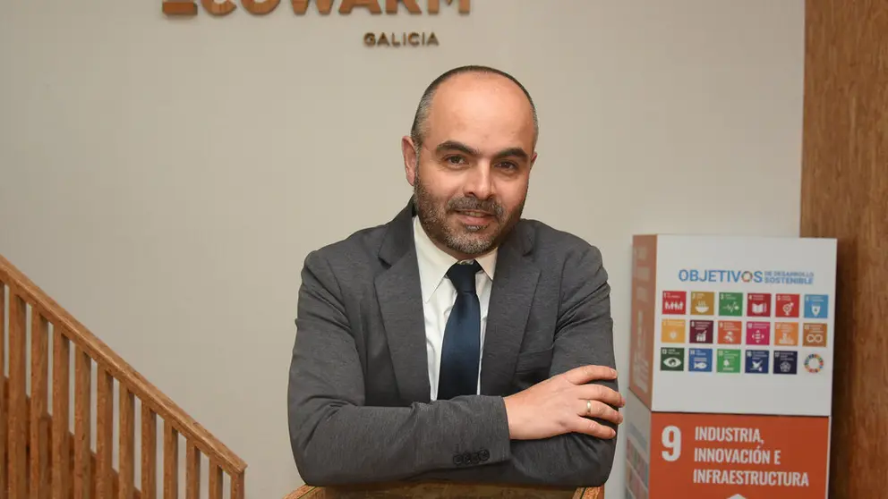 O presidente do Cl&uacute;ster da Biomasa de Galicia, Francisco &Aacute;lvarez.