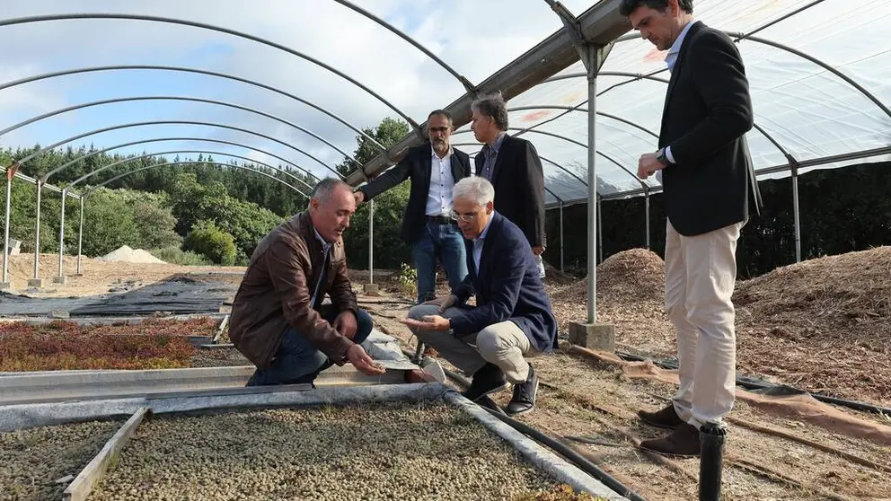 Francisco Conde, en las instalaciones de Nuevos Jardines en Lugo.