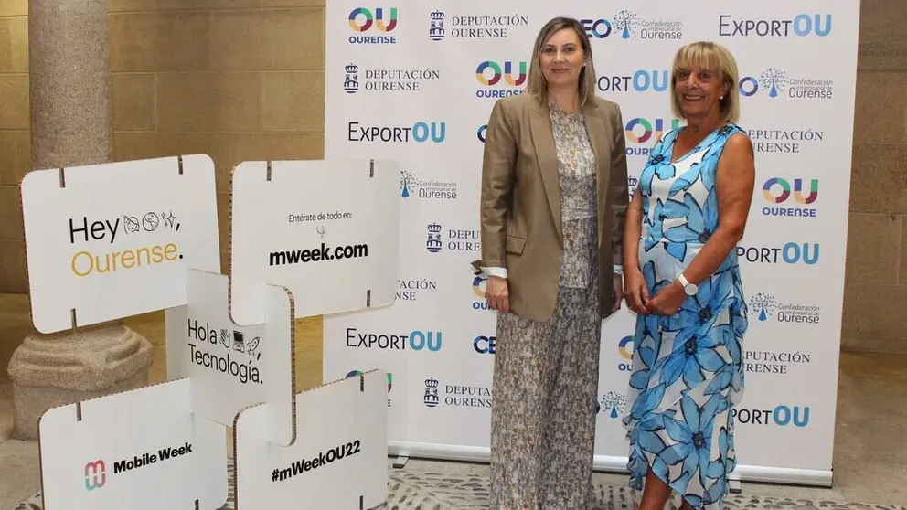 Emma Gonz&aacute;lez, gerente del Inorde, y Marisol Novoa, presidenta de la CEO.