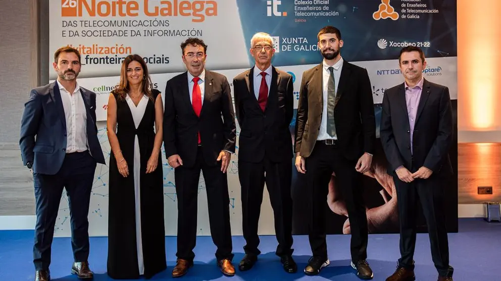 Premiados na Noite Galega das Telecomunicaci&oacute;ns 2022.