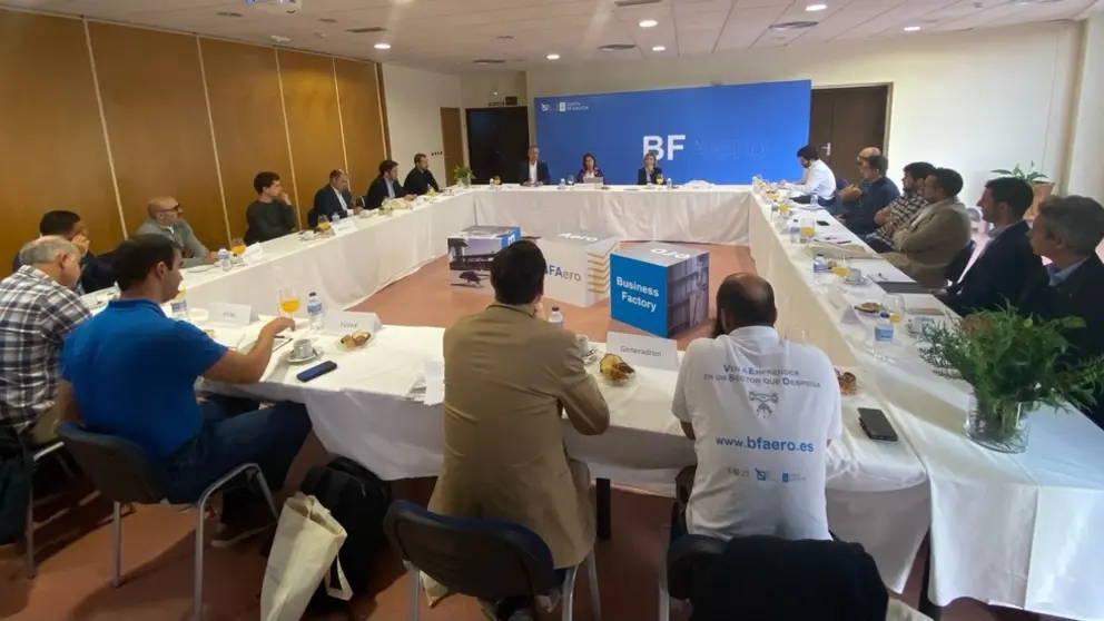 Jornada de presentaci&oacute;n de los proyectos de la cuarta edici&oacute;n de Business Factory Aero, en Lugo.