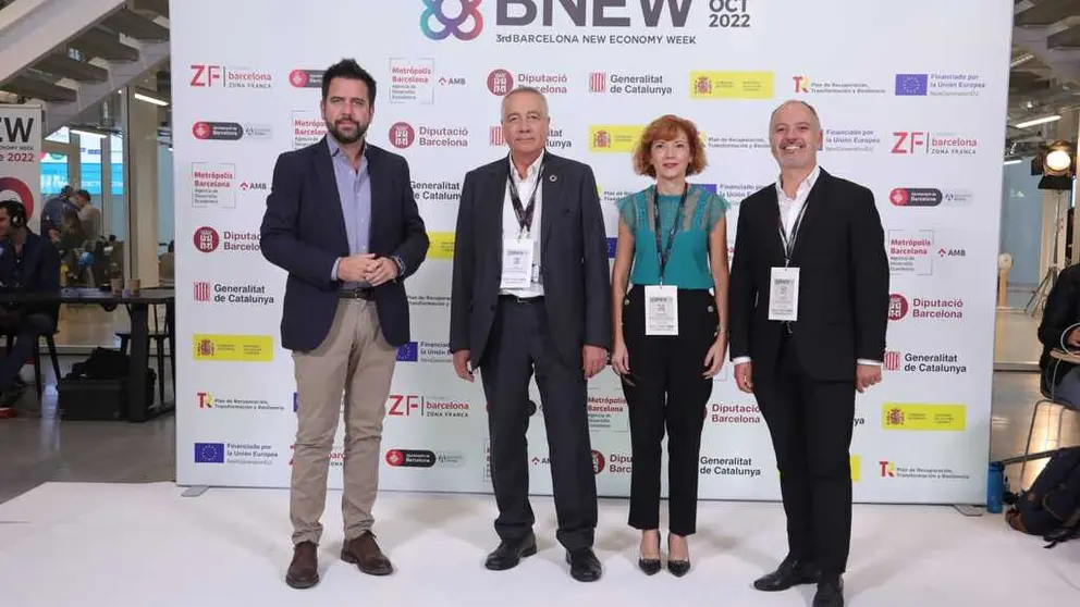 Los delegados de las zonas francas de Cadiz, Barcelona, Tenerife y Vigo, en BNEW.