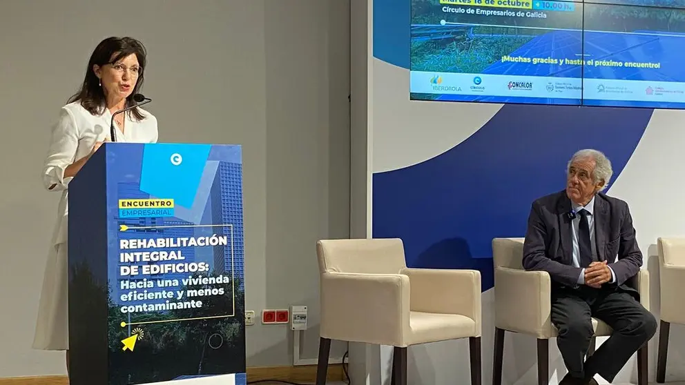 La concejala de Urbanismo de Vigo, Mar&iacute;a Jos&eacute; Caride, cerr&oacute; las intervenciones de la jornada.