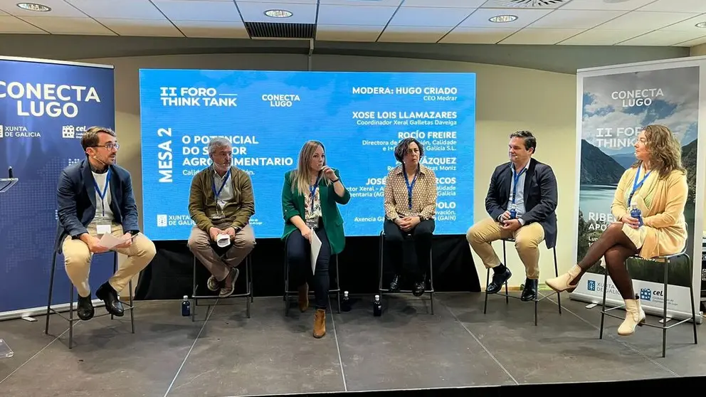 Participantes en la mesa "El potencial del sector agroalimentario&rdquo; en el II Foro Think Tank.