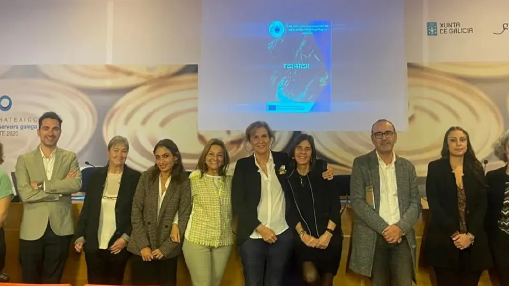 Asistentes a la jornada de presentaci&oacute;n de resultados de Fish4Fish en la sede de Anfaco.