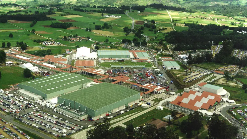 Vista a&eacute;rea recinto Feira Internacional de Galicia Abanca.