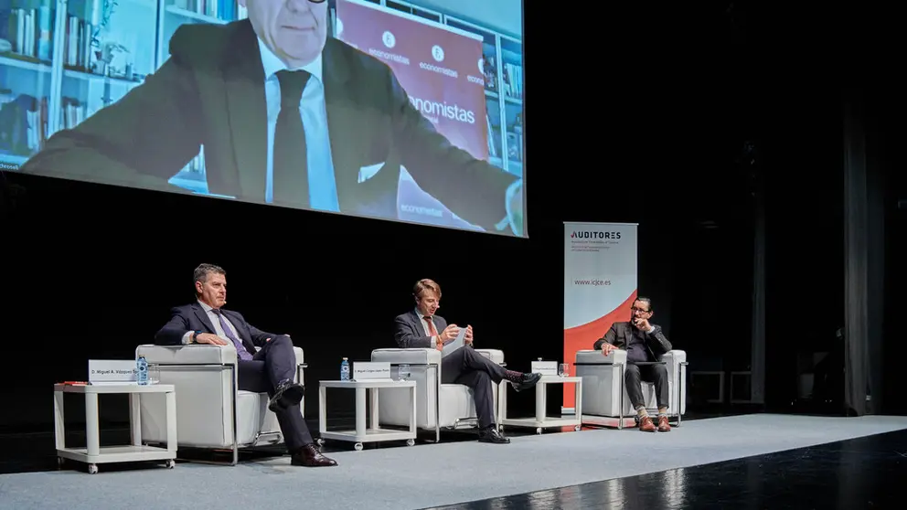Apertura de las VII Jornadas de Auditor&iacute;a y Contabilidad, que se celebran en Santiago.