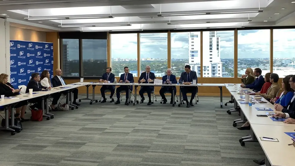 Encuentro empresarial organizado por el Miami-Dad Beacon Council.