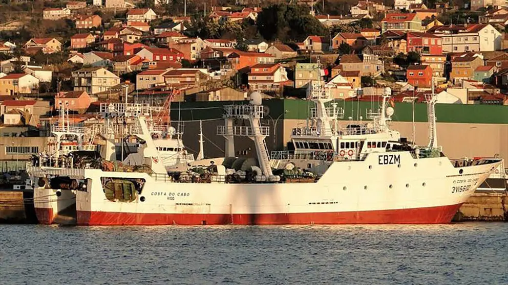 Costa do Cabo, uno de los buques pesqueros pertenecientes a la OPPC-3.